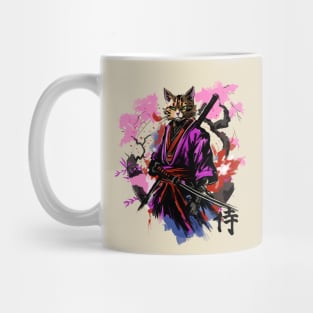 Samurai cat Mug